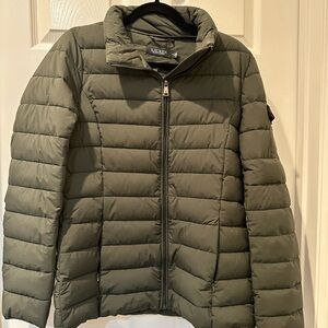 Ralph Lauren Khaki Puffer Jacket